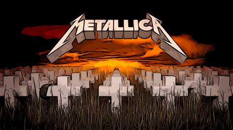 Learning Photoshop, made this wallpaper : Metallica