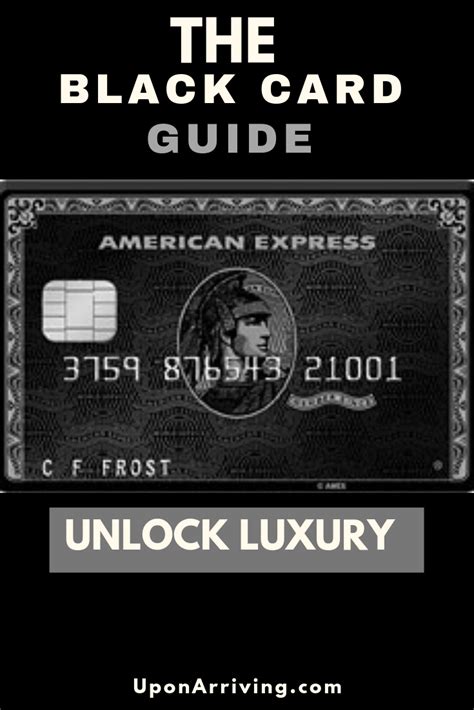 Black Card Guide | Black card, Credit quotes, Credit card design