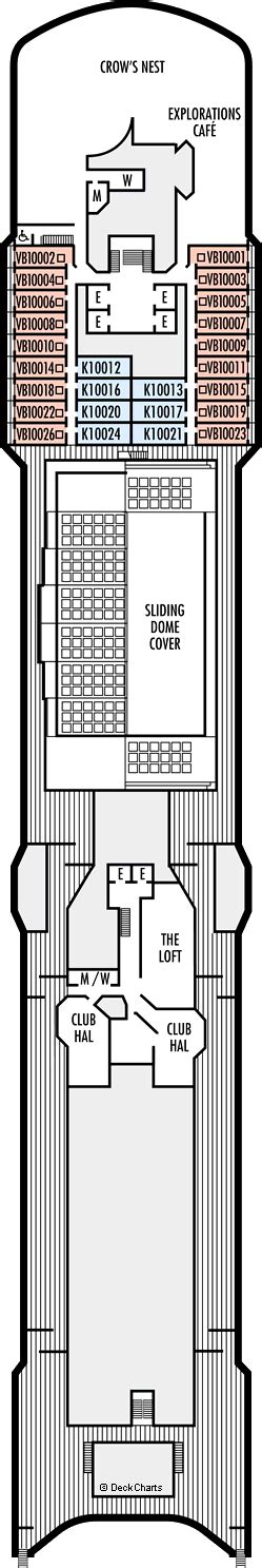 Holland America Oosterdam Deck Plans: Ship Layout, Staterooms & Map - Cruise Critic