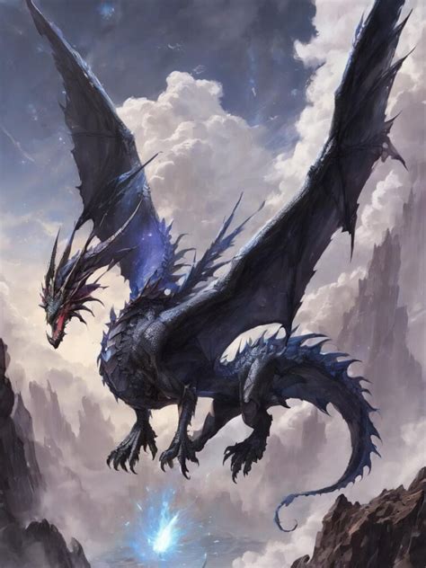 Bahamut Mythical Cosmic Dragon | mythicalcreatures.info