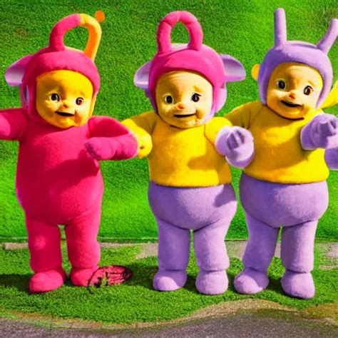 KREA - cursed teletubbies