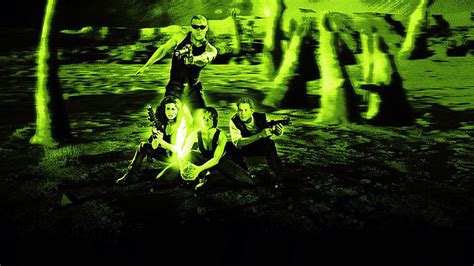 Download Pitch Black Cast In Night Vision Wallpaper | Wallpapers.com