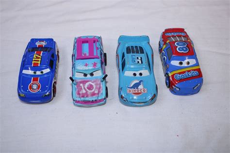 Various Cars characters from the movie Cars