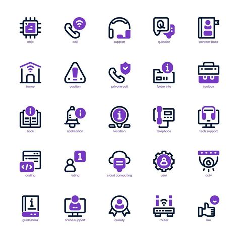 Tech Support Icon pack for your website design, logo, app, and user interface. Tech Support Icon ...