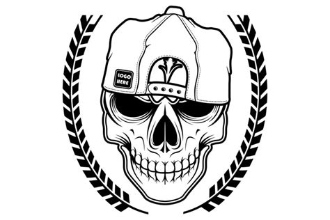 skull mafia handling gun.vector hand drawing