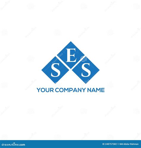 SES Letter Logo Design on BLACK Background. SES Creative Initials Letter Logo Concept. SES ...