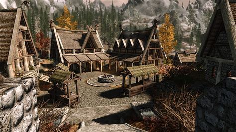 HD wallpaper: The Elder Scrolls V: Skyrim, ENB, Whiterun, fantasy town | Wallpaper Flare