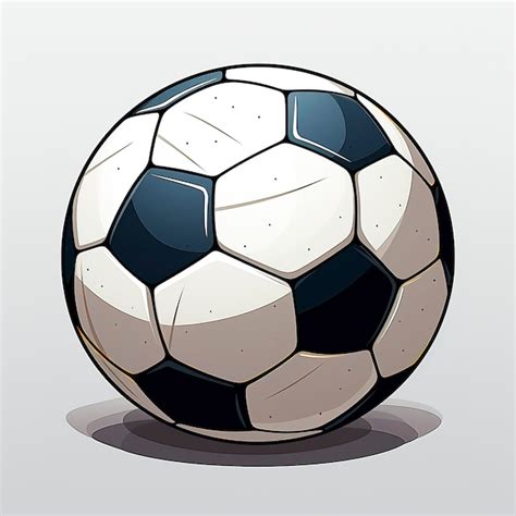 Premium AI Image | Soccer ball vector illustration in kawaii anime ...