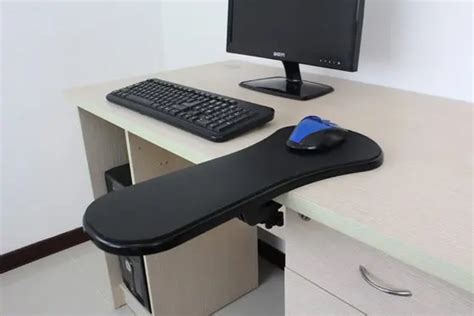 Free shipping black Restmans arm support/Desk & chair attachable arm ...