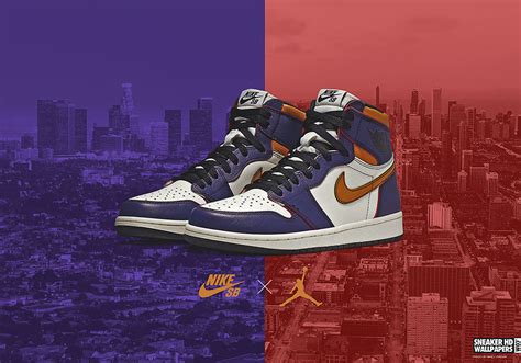 Nike SB x Air Jordan 1 “LA to Chicago” wallpaper! - SneakerHDWallpapers.com