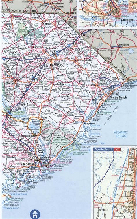 Road Map Of North Carolina And South Carolina - Interstate 26 In South Carolina Wikipedia ...