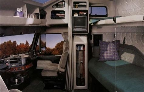 Luxury Semi Truck Sleeper (inside a cab layout)