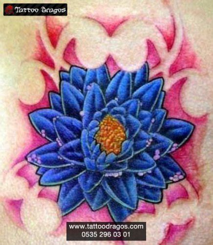 Lotus Çiçek Tattoo #297 - Tattoo Dragos