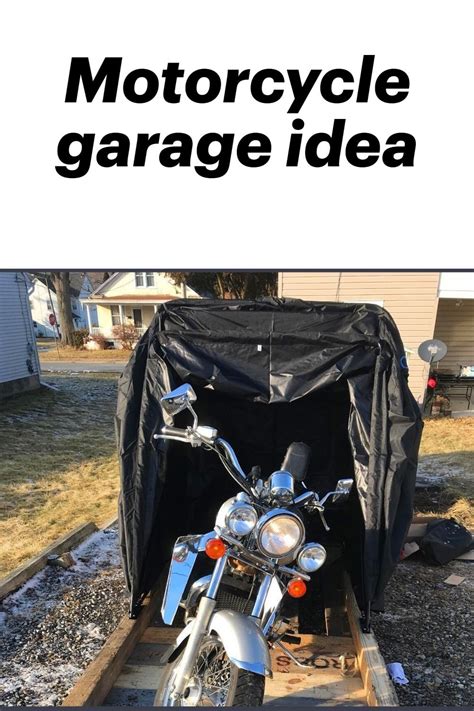 Quictent portable motocycle garage idea | Portable garage, Motorcycle ...