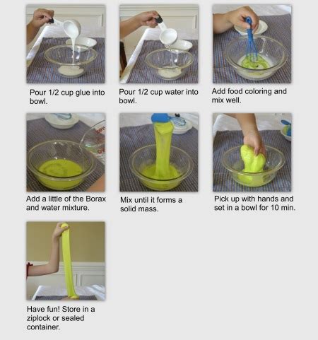 How To Make Slime With Only Glue And Water - How To Make Slime