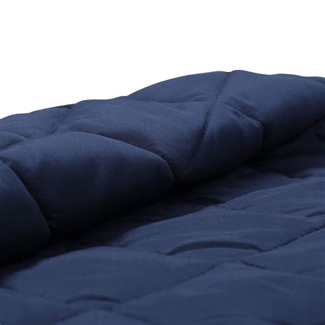 BlanQuil Basic 12lb Weighted Blanket in Navy - Walmart.com