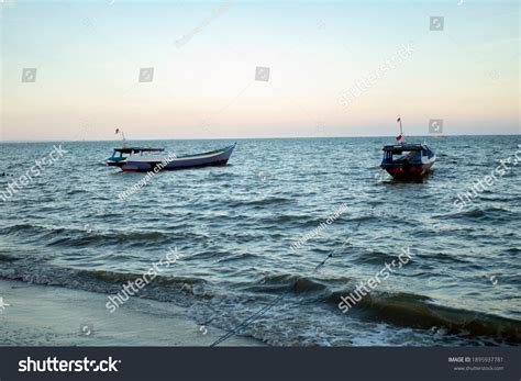 Two Fishing Boat Sunset Stock Photo 1895937781 | Shutterstock