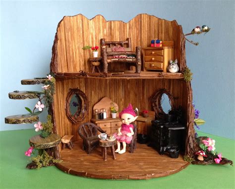 Once Upon A Doll Collection : BJD Fairy Tree Dollhouse Craft Project