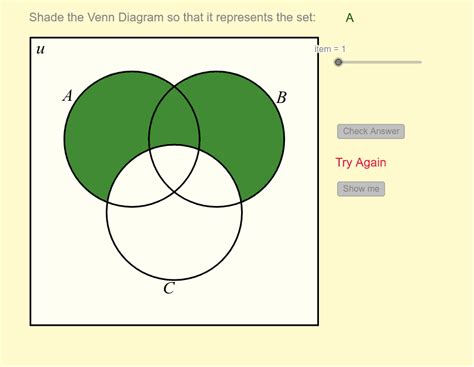 Venn Diagram (3 Sets) – GeoGebra