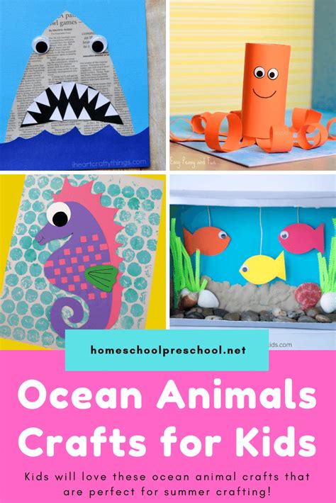 25 Adorable Ocean Animals Crafts for Kids of All Ages