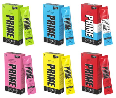 Prime Hydration + Stick Pack (6 Flavors) – Prime Wholesale Australia