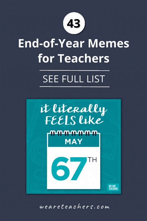 51 End-of-Year Memes for Teachers Who Are Just Hanging On | Teacher memes, Teacher humor, We are ...