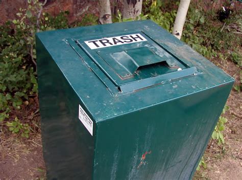 Bear Proof Trash Can - Rocky Mountain National Park (U.S. National Park Service)