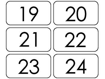 101 Numbers 0-100 Flashcards. Preschool-2nd Grade Numbers and Math Flashcards.