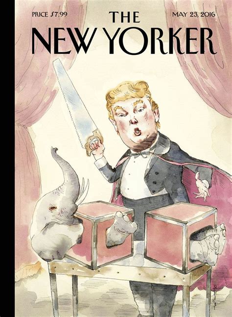 New Yorker Trump cover cleaving elephant - Business Insider