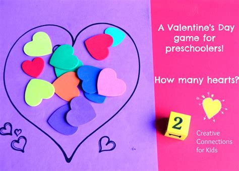 A Valentine's Day math game for preschoolers - Creative Connections for ...