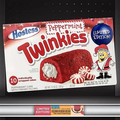 Limited Edition Hostess Peppermint Twinkies! Found at: Walmart #thejunkfoodaisle | Chuches