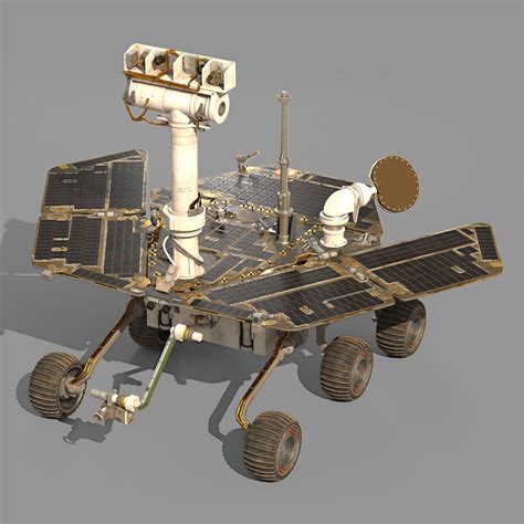 Opportunity rover 3D model rigged | CGTrader