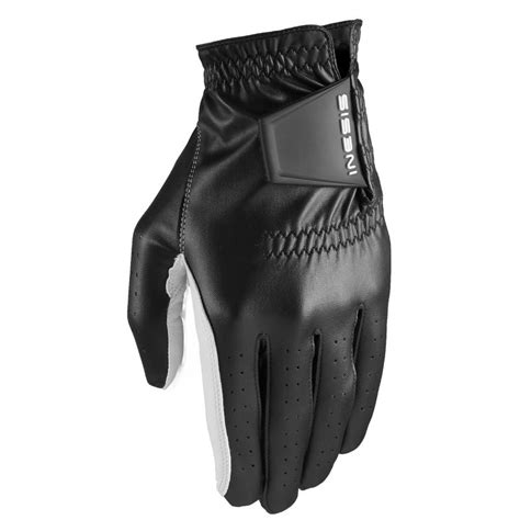 Men's golf soft right-handed glove black - Decathlon