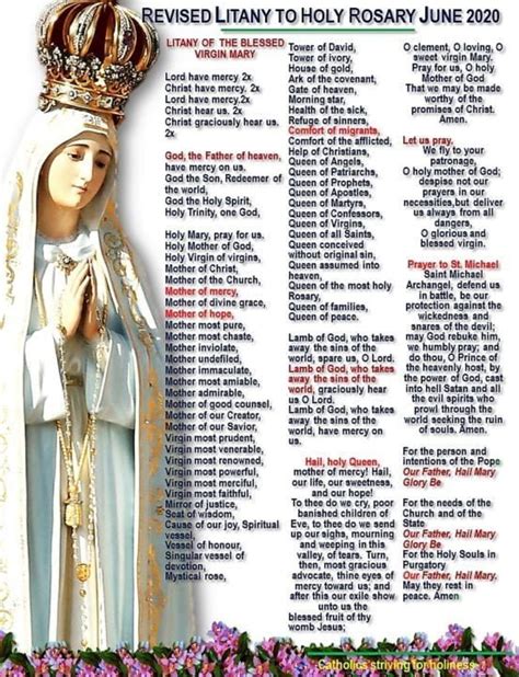 Litany-june-2020 - Catholics Striving For Holiness