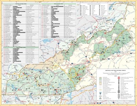 Pisgah National Forest and Nantahala National Forest map - Greenmountain North Carolina • mappery