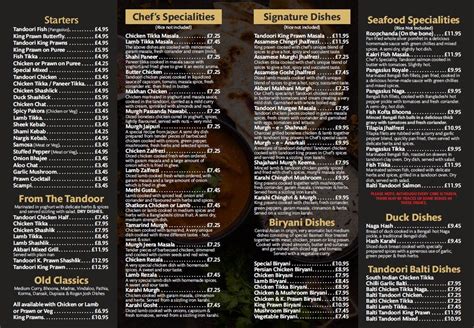 Menu at Four Counties Spice restaurant, Warton, Ashby Road