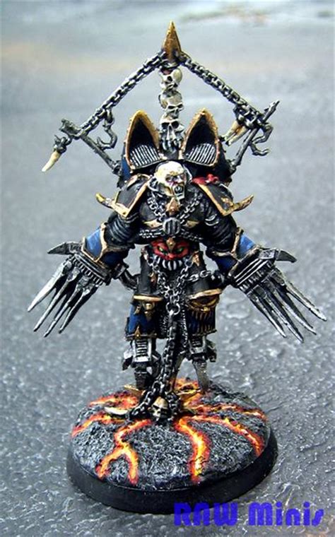 Chaos, Chaos Space Marines, Painting, Warhammer 40,000 - Chaos Lord ...