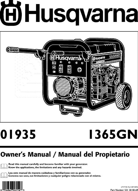 Briggs & Stratton 01935 User Manual GENERATOR Manuals And Guides L0404382