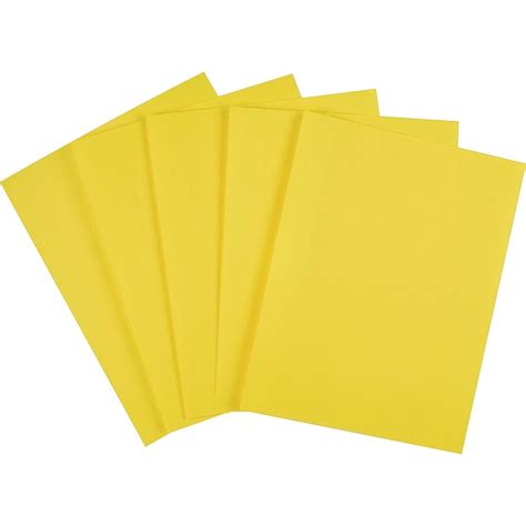 Staples Brights Colored Paper 8 1/2" x 11" Yellow Ream 500/Ream 25204 - Walmart.com - Walmart.com