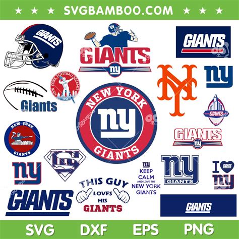 New York Giants SVG Bundle