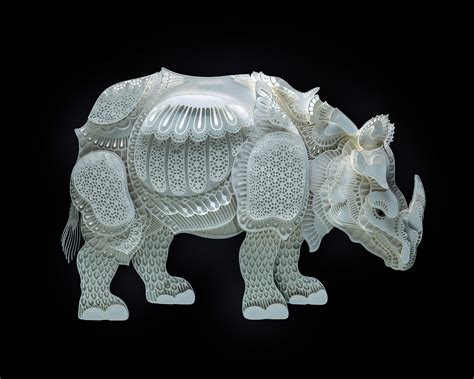 Papercut Art of Endangered Species by Patrick Cabral