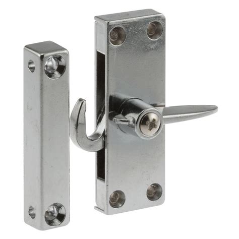 Prime-Line Sliding Screen Door Latch, Left Hand, Chrome Diecast-A 184 - The Home Depot