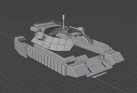 M-55 Tank Conversion Kit - 35th Scale 3D model 3D printable | CGTrader