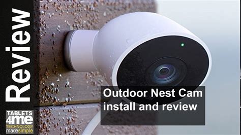 NEW NEST Cam Outdoor Security Camera Install, Setup and Review - YouTube