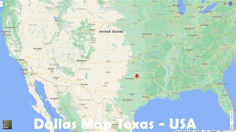 Dallas, Texas Map