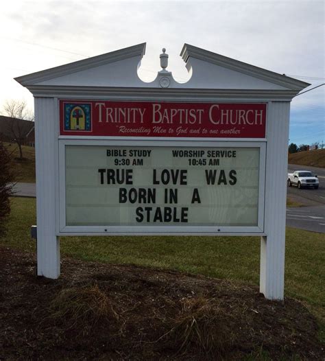 Trinity Baptist Church Christiansburg, Va Christmas church sign | Church signs, Funny church ...