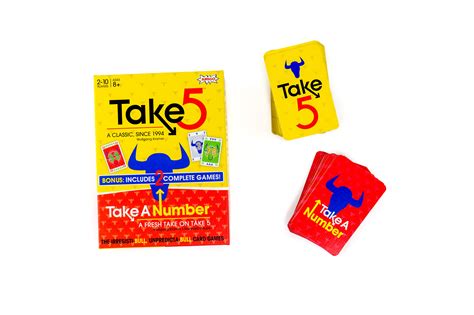 Take 5/Take a Number Family and Adult Card Game Bonus Pack Bonus Pack Card Game - Walmart.com ...