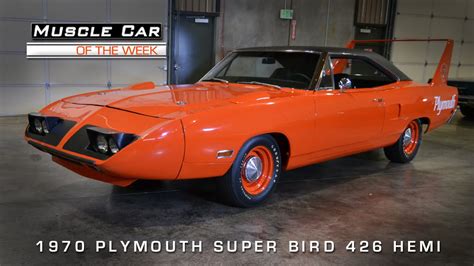 Muscle Car Of The Week Video #57: 1970 Plymouth Superbird 426 Hemi - YouTube