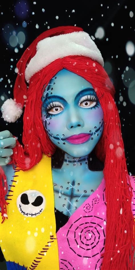 Sally makeup Nightmare Before Christmas | Sally makeup, Nightmare ...