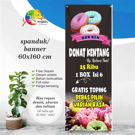 Contoh Spanduk Donat Brosur Dan Spanduk | Images and Photos finder